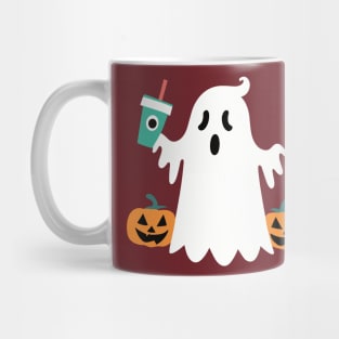 Ghost Coffee Halloween Cute Coffee Costume Mug